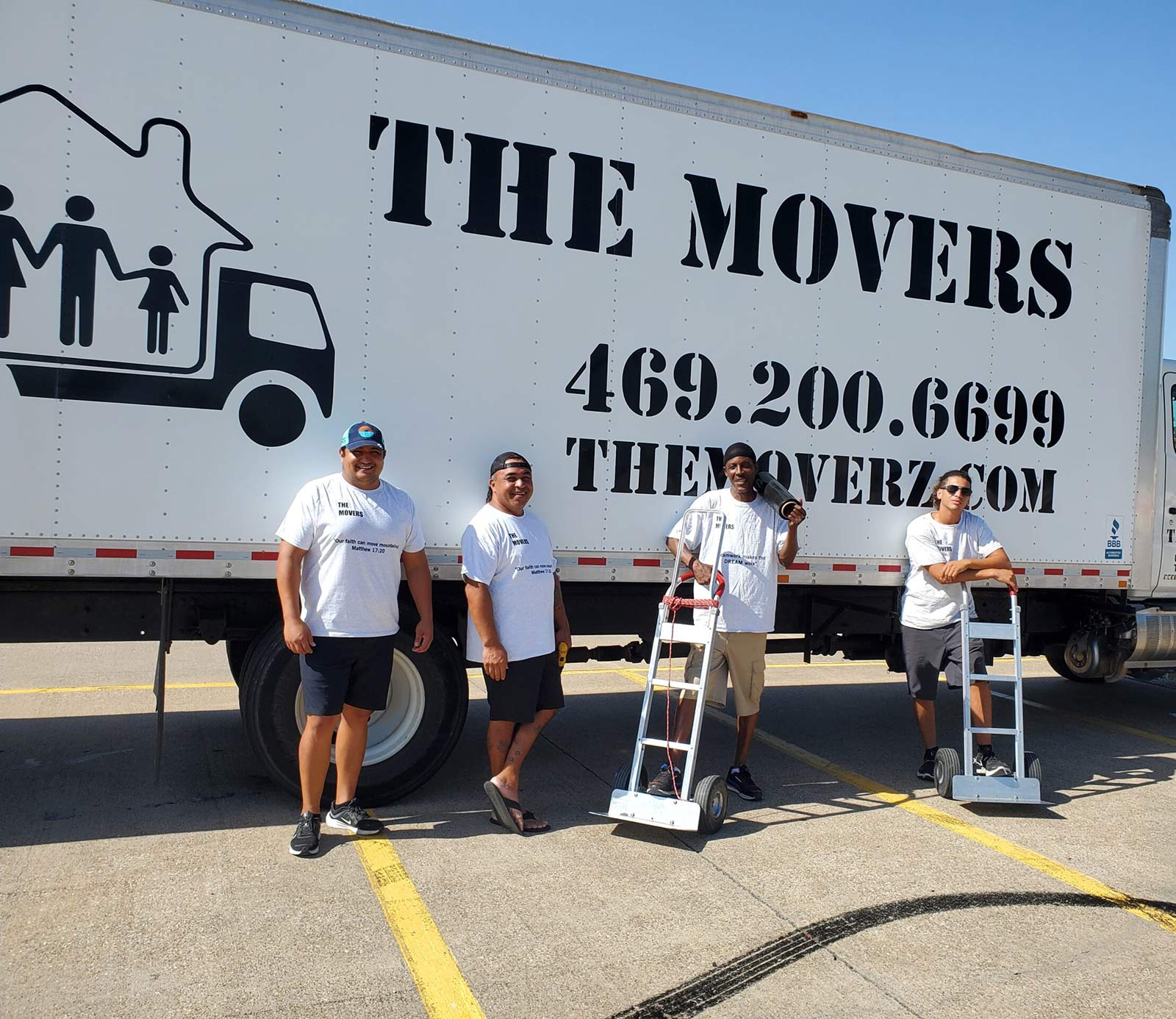 Expert moving crew ready to tackle any moving job that comes their way.